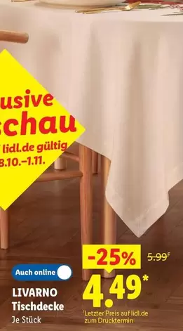 Tischdecke