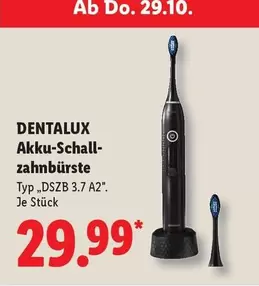 Akku-Schall-zahnbürste Typ "DSZB 3.7 A2"