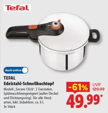 Tefal - Edelstahl-Schnellkochtopf