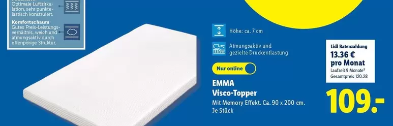 Visco-Topper