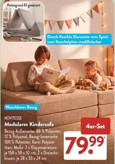 Modulares Kindersofa