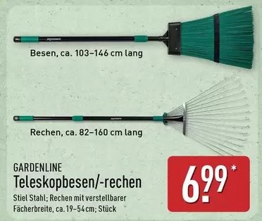 Teleskopbesen/-rechen
