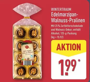 Edelmarzipan-Walnuss-Pralinen