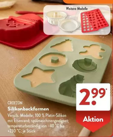Silikonbackformen