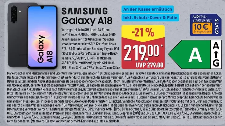 Samsung - Galaxy A18