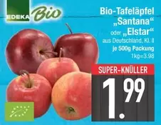 Bio - -Tafeläpfel "Santana" oder "Elstar"