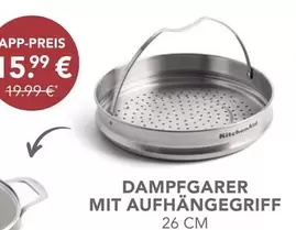Kitchenaid - Dampfgarer mit Aufhängegriff 26 cm