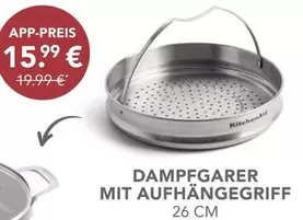 Kitchenaid - Dampfgarer mit Aufhängegriff 26 cm