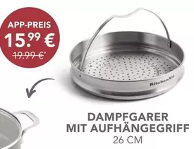 Kitchenaid - Dampfgarer mit Aufhängegriff 26 cm