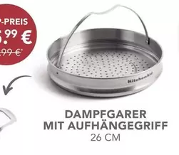 Kitchenaid - Dampfgarer mit Aufhängegriff 26 cm