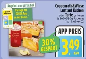 Lust auf Kuchen oder Torte gefroren