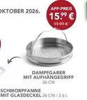 Dampfgarer mit Aufhängegriff 26 cm