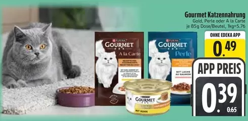 Gourmet - Katzennahrung Gold, Perle oder A la Carte