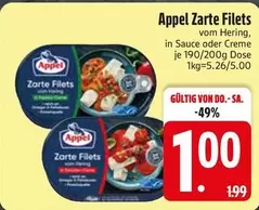Appel Zarte Filets vom Hering
