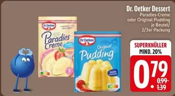 Dr Oetker - Dessert Paradies-Creme oder Original Pudding