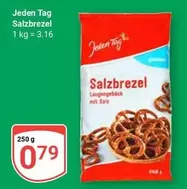 Salzbrezel Laugengebäck mit Salz