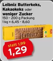 Butterkeks, Kakaokeks oder weniger Zucker
