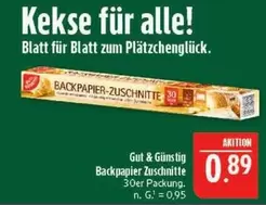 Backpapier Zuschnitte