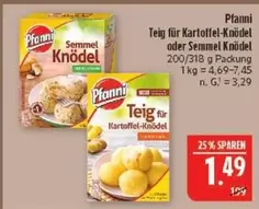 Teig für Kartoffel-Knödel oder Semmel Knödel