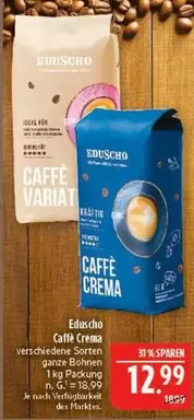 Ideal - Caffè Crema verschiedene Sorten ganze Bohnen