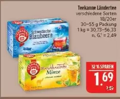 Teekanne Ländertee