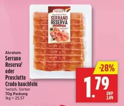 Serrano Reserva' oder Prosciutto Crudo hauchfein