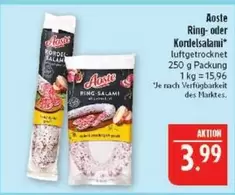 Ring- oder Kordelsalami*