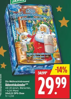 Die Weihnachtbrauerei Adventskalender