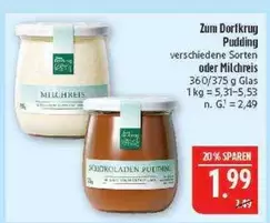 Pudding oder Milchreis