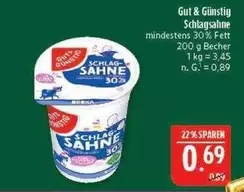 Schlagsahne 30%