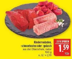 Rinderrouladen, -schmorbraten oder -gulasch