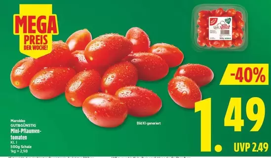 Mini-Pflaumen-Tomaten