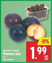 Pflaumen, blau Kl. I