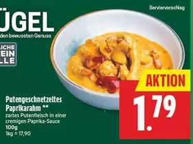 Putengeschnezeltes Paprikarahm