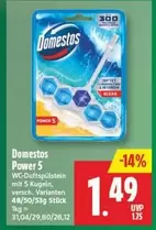 Power 5 WC-Duftspülsteinen mit 5 Kugeln