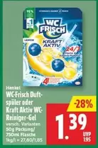 Henkel - WC-Frisch Duftspüler oder Kraft Aktiv WC-Reiniger-Gel