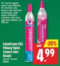 Sodastream - CO2-Füllung' Quick Connect oder Alcojet