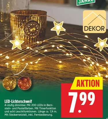 Stein - LED-Lichterschweif
