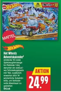 Hot Wheels - Adventskalender