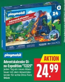 Playmobil - Adventskalender Dino-Expedition "72225"