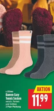 Damen Cozy Tennis Socken