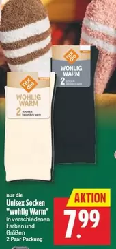 Unisex Socken "wohlig Warm"