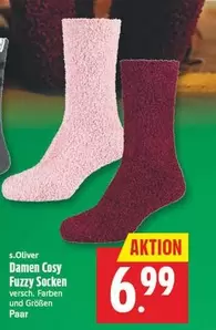 Damen Cosy Fuzzy Socken