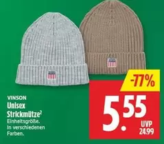 Unisex Strickmütze