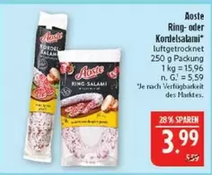 Ring- oder Kordelsalami