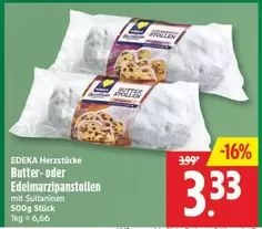 Butter- oder Edelmarzipanpanstollen