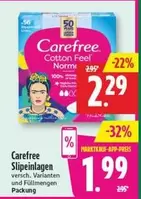 Carefree - Cotton Feel Normal Slipinlagen