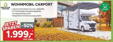 Prestige - WOHNMOBIL CARPORT