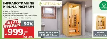 Ideal - INFRAROTKABINE KIRUNA PREMIUM