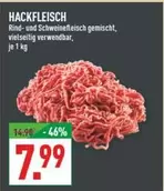 HACKFLEISCH Rind- und Schweinefleisch gemischt, vielseitig verwendbar